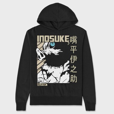 Inosuke Slayer, Hanorac Oversize Barbati (Unisex)