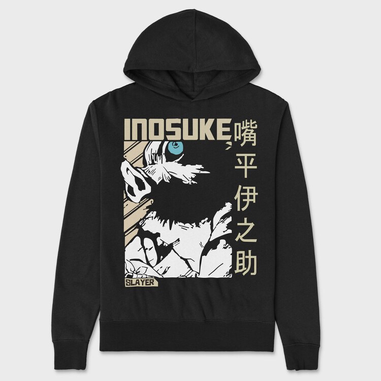 Inosuke Slayer, Hanorac Oversize Barbati (Unisex)