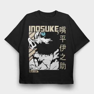 Inosuke Slayer, Tricou Oversize Barbati (Unisex)
