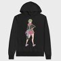 Cyberpunk Girl, Hanorac Oversize Barbati (Unisex)