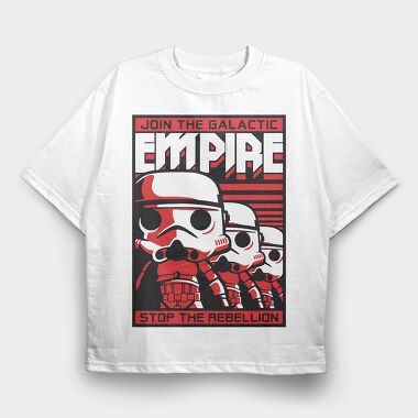 Join The Empire, Tricou Oversize Barbati (Unisex)