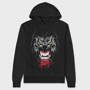 Joker Grin 1, Hanorac Oversize Barbati (Unisex)