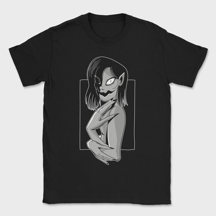 Dark Elf Grin, Tricou Barbati (Unisex)