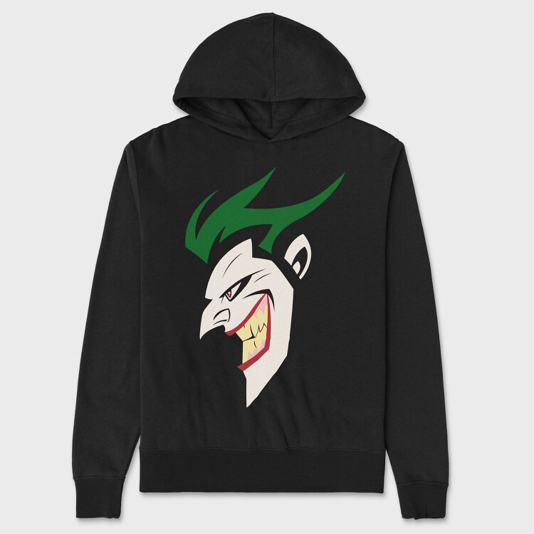 Joker Grin, Hanorac Oversize Barbati (Unisex)