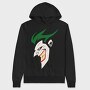 Joker Grin, Hanorac Oversize Barbati (Unisex)