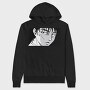Dark Eyes Whisper, Hanorac Oversize Barbati (Unisex)