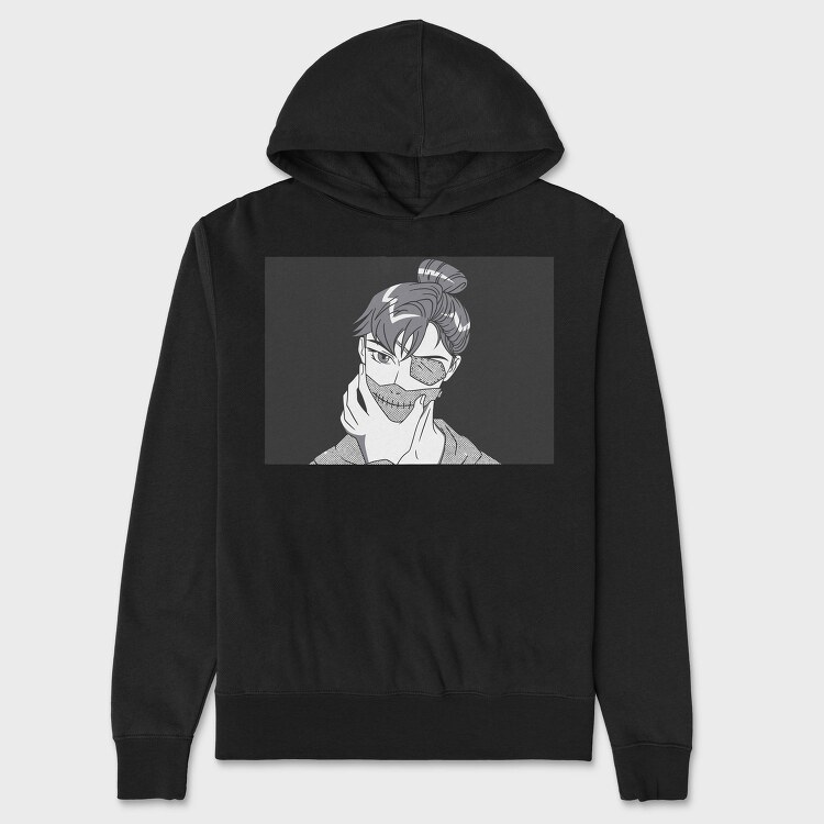 Joker Smile 1, Hanorac Oversize Barbati (Unisex)