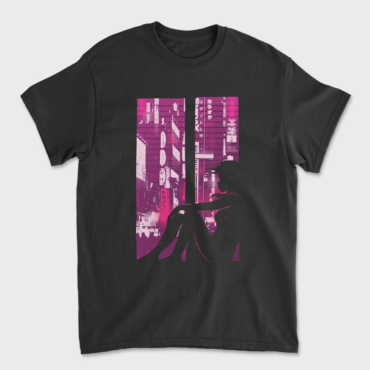 Karaoke Neon City, Tricou Barbati (Unisex)