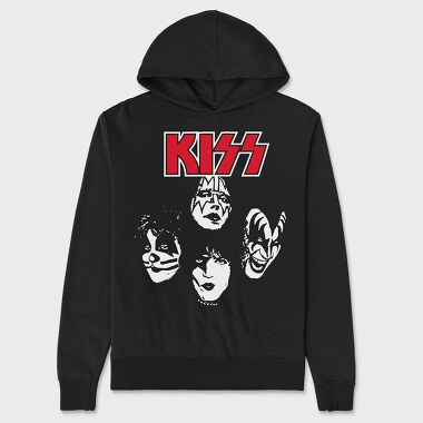 Kiss Lightning Bolt, Hanorac Oversize Barbati (Unisex)