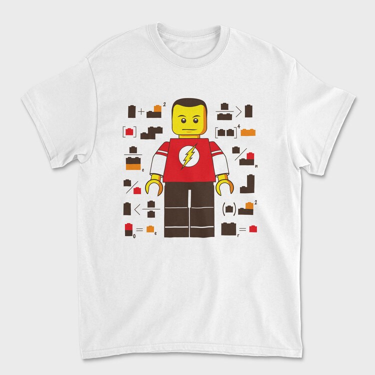Lego Flash Power Suit, Tricou Barbati (Unisex)