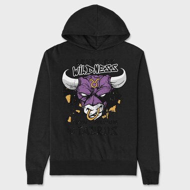 Level Of Wildness Taurus, Hanorac Oversize Barbati (Unisex)