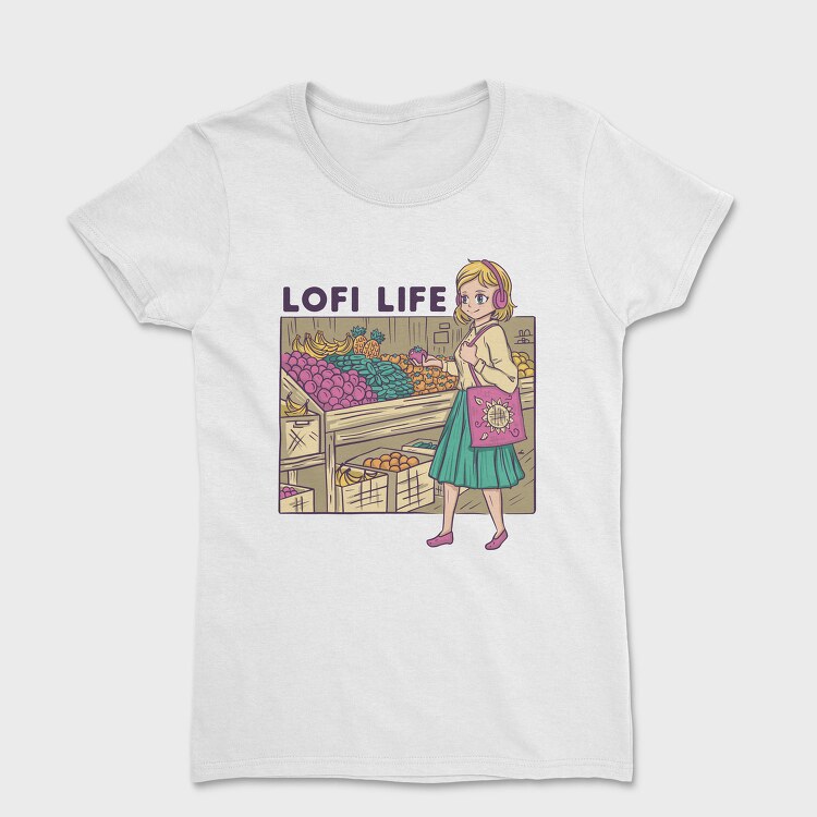 Lofi Market Life, Tricou Femei