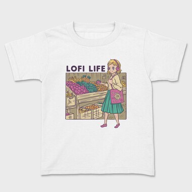 Lofi Market Life, Tricou Copii