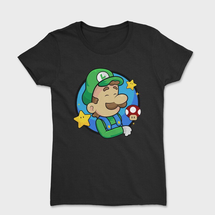 Luigi Star Mushroom, Tricou Femei