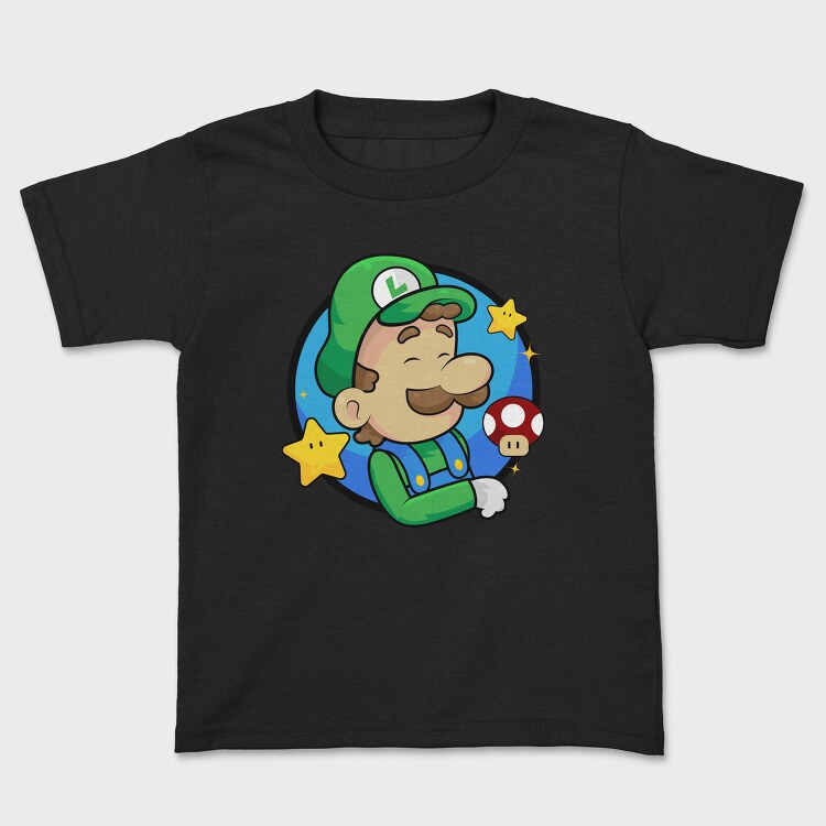 Luigi Star Mushroom, Tricou Copii