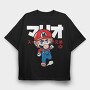 Mario Bros Power Up, Tricou Oversize Barbati (Unisex)