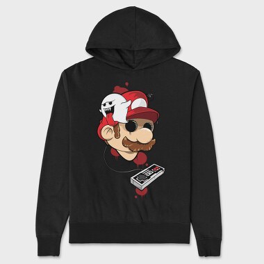 Mario Ghost Controller, Hanorac Oversize Barbati (Unisex)