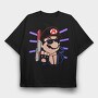 Mario Knife Scream, Tricou Oversize Barbati (Unisex)
