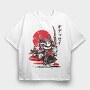 Mario Samurai, Tricou Oversize Barbati (Unisex)