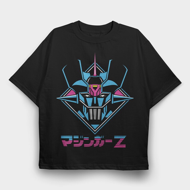 Mazinga Z, Tricou Oversize Barbati (Unisex)