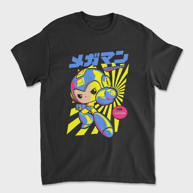 Megaman Capcom Blast, Tricou Barbati (Unisex)