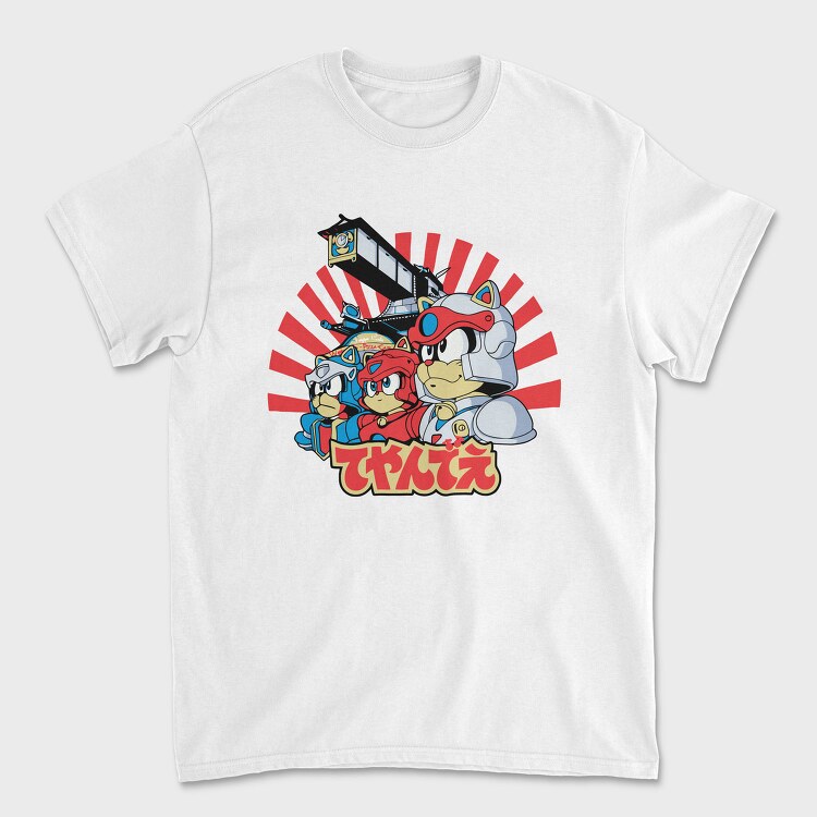 Megaman Trio, Tricou Barbati (Unisex)