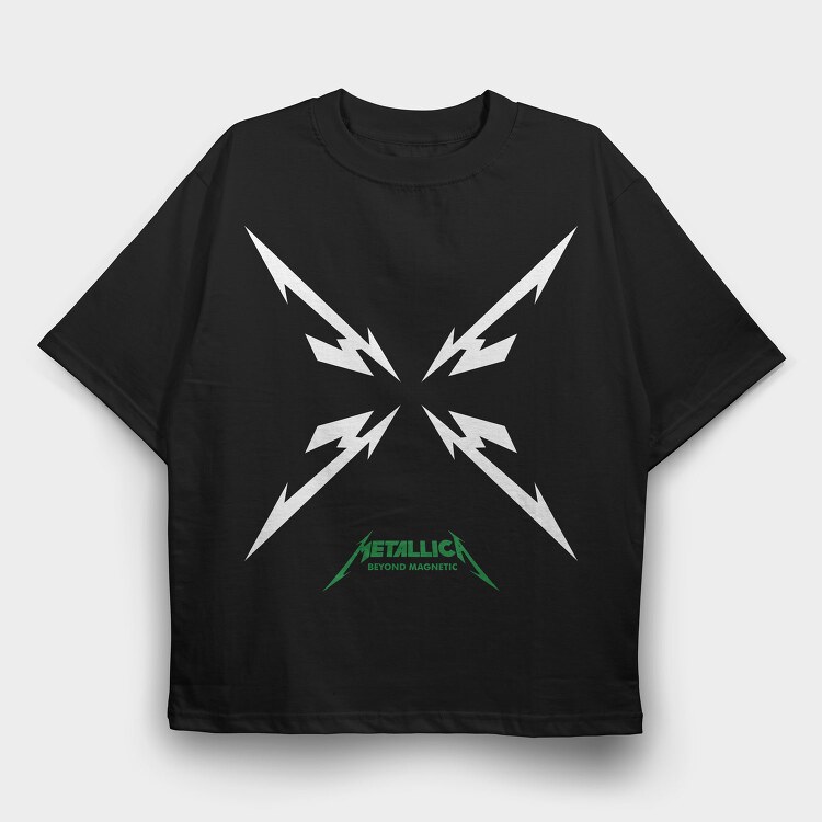 Metallica Beyond Magnetic, Tricou Oversize Barbati (Unisex)