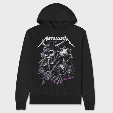 Metallica Warrior, Hanorac Oversize Barbati (Unisex)