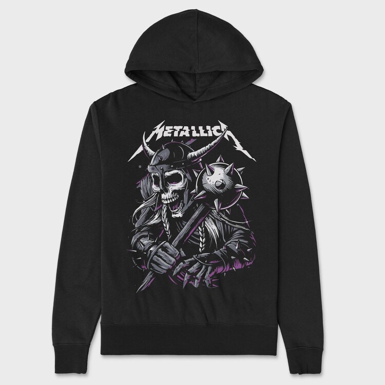 Metallica Warrior, Hanorac Oversize Barbati (Unisex)