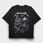 Metallica Warrior, Tricou Oversize Barbati (Unisex)