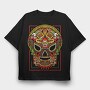 Mexican Mask, Tricou Oversize Barbati (Unisex)