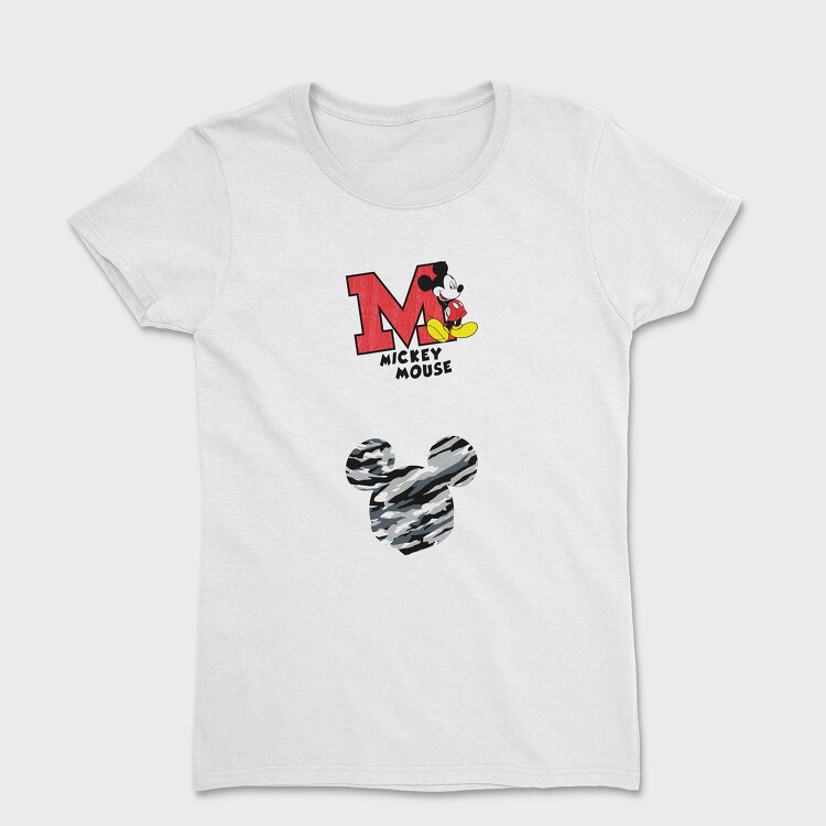 Mickey Camo Mouse, Tricou Femei