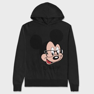 Mickey Daddy Vibes, Hanorac Oversize Barbati (Unisex)