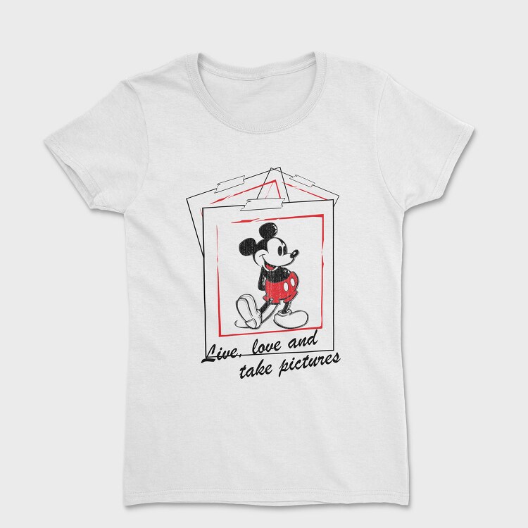 Mickey Live Love, Tricou Femei