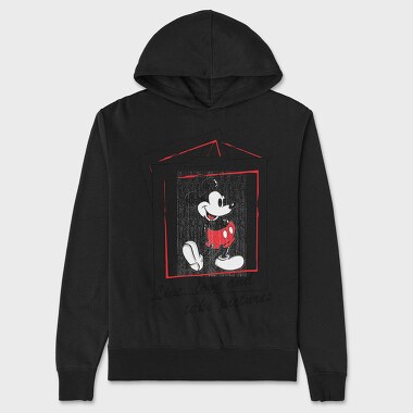 Mickey Live Love, Hanorac Oversize Barbati (Unisex)