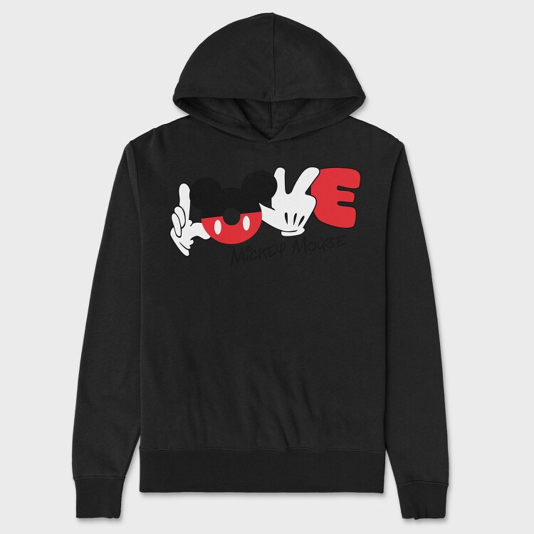 Mickey Love, Hanorac Oversize Barbati (Unisex)