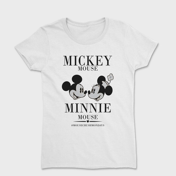 Mickey Minnie Mouse Love, Tricou Femei