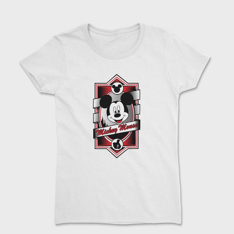 Mickey Mouse Emblem, Tricou Femei