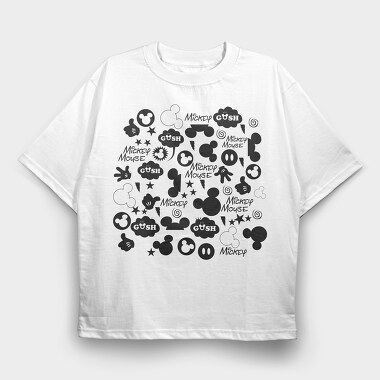 Mickey Mouse Gosh, Tricou Oversize Barbati (Unisex)