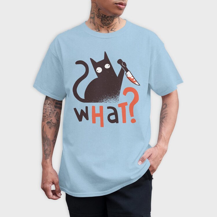 Knife Cat, Tricou Barbati (Unisex)
