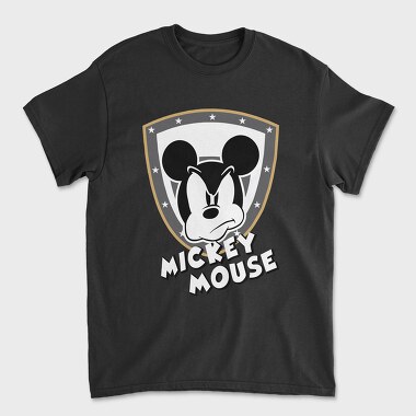 Mickey Mouse Shield, Tricou Barbati (Unisex)