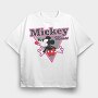 Mickey Mouse Star Burst, Tricou Oversize Barbati (Unisex)