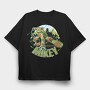 Mikey Ninja Turtle, Tricou Oversize Barbati (Unisex)