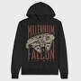 Millennium Falcon Star Wars, Hanorac Oversize Barbati (Unisex)