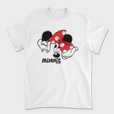 Minnie Mouse Face, Tricou Barbati (Unisex)