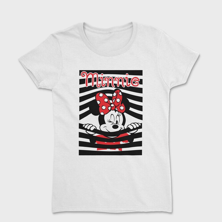 Minnie Mouse Stripes, Tricou Femei