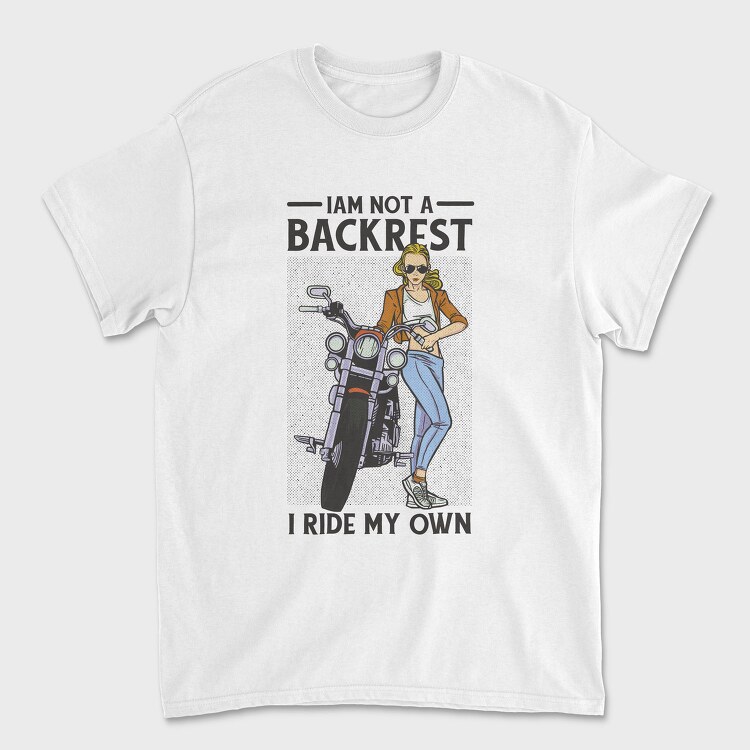 Motorcycle Chick Ride, Tricou Barbati (Unisex)