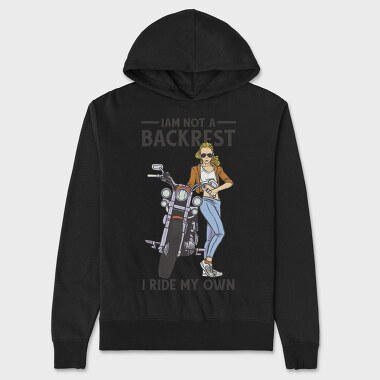 Motorcycle Chick Ride, Hanorac Oversize Barbati (Unisex)