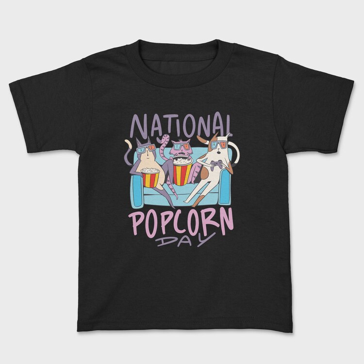 National Popcorn Day, Tricou Copii