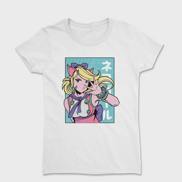 Neon Wolf Howl, Tricou Femei